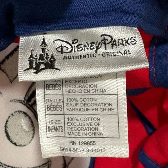 Vintage Disney Parks Mickey Mouse Ears Hat Baseball Cap baby boy toddler 3D - Picture 4 of 8